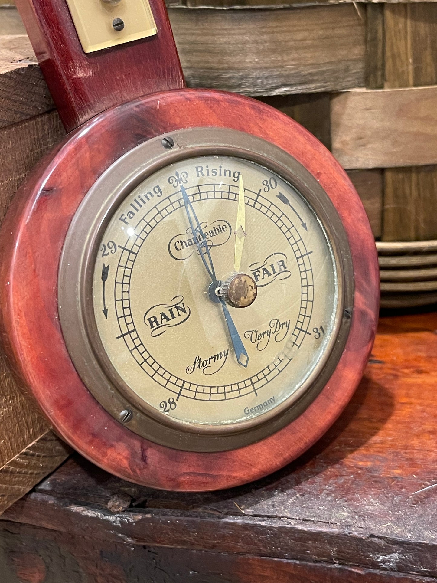 German Thermometer/Barometer