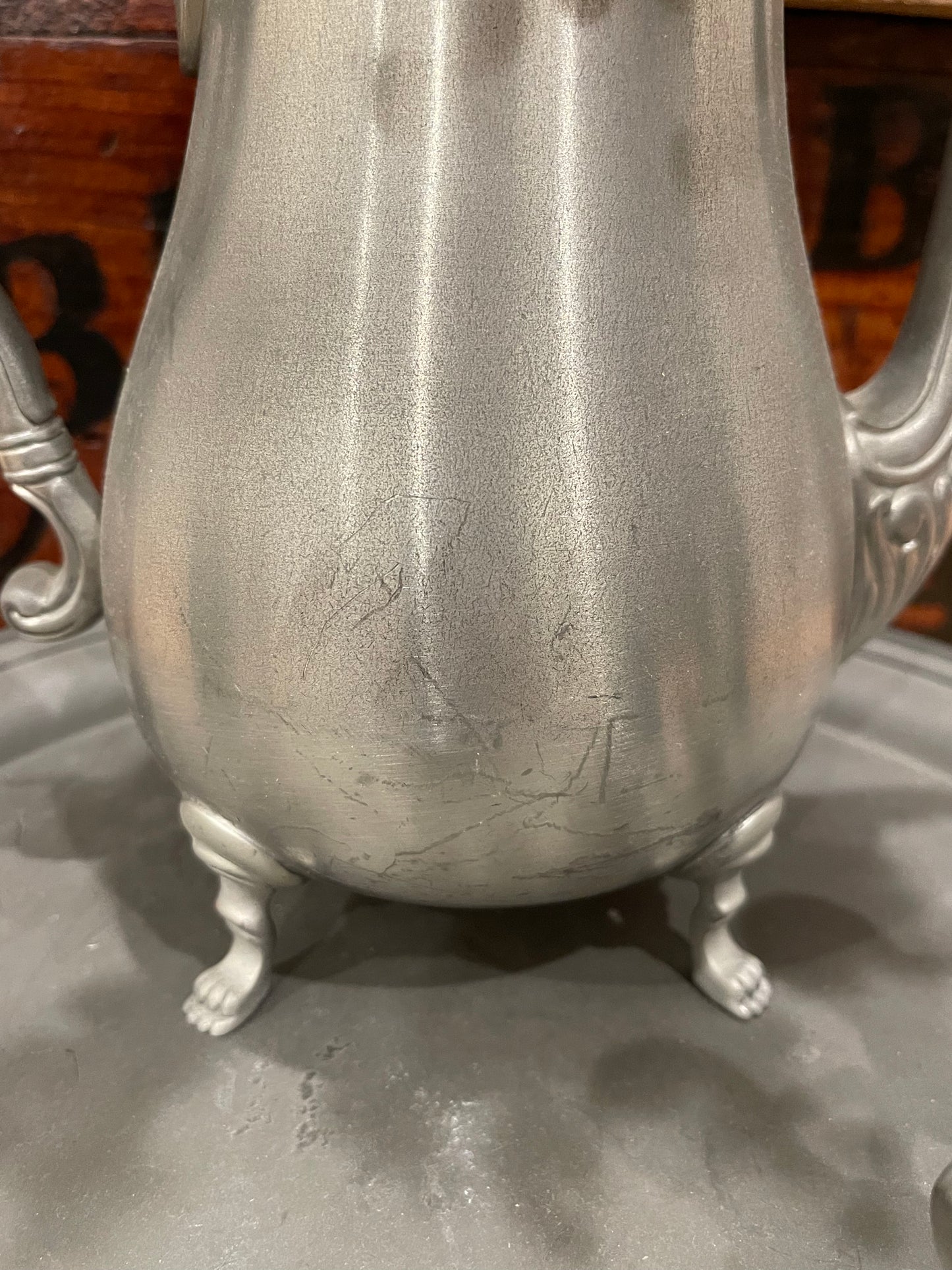 Vintage Preisner Pewter Coffee Pot